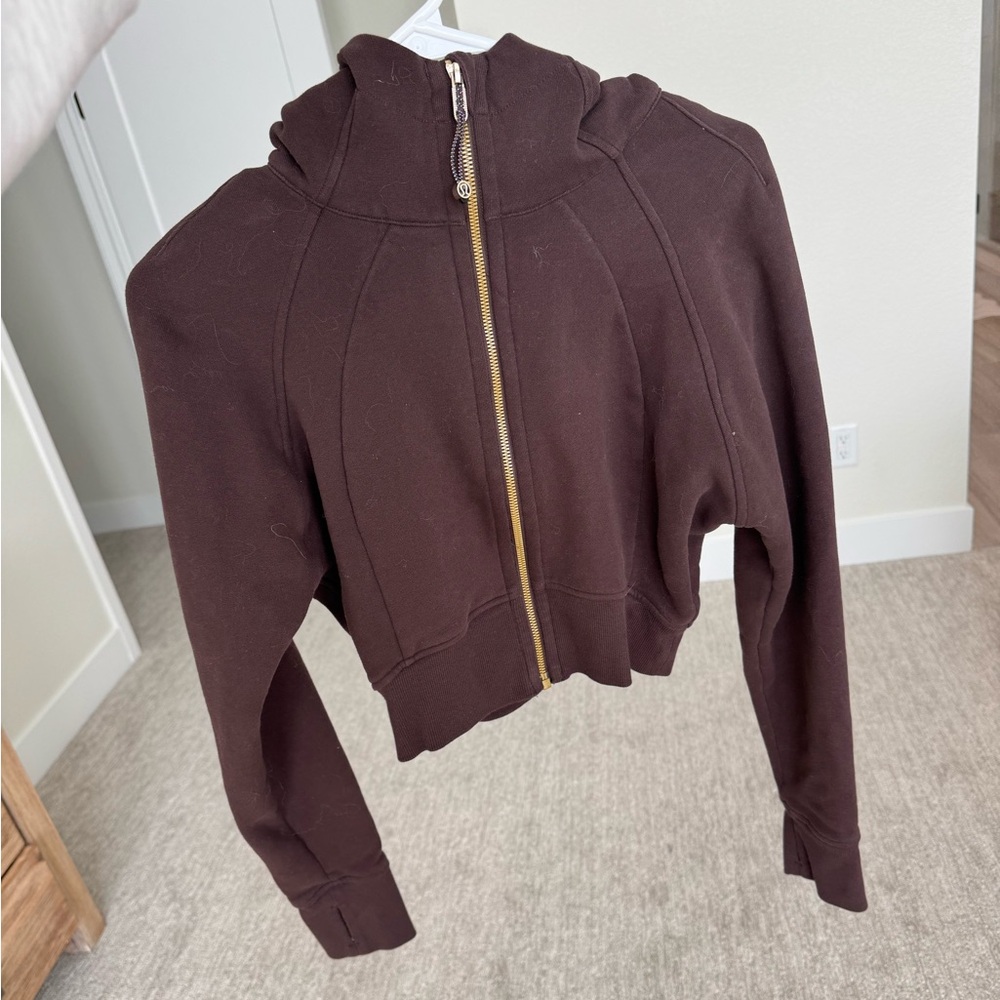 Lululemon Brown Zip-Up Hoodie